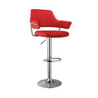 scala bar chair red steel