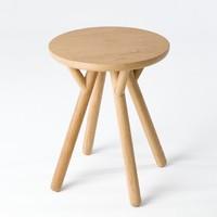 Scarlatin Solid Oak Stool/Bedside Table