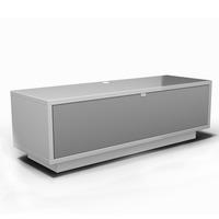 Schnepel VariC-L 2.0 Matte White TV Stand w/ Silver Acoustic Grille (Factory Assembled)