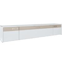 Schnepel S1 MK-2 Gloss White / Oak Full-Length TV Cabinet