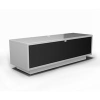 Schnepel VariC-L 2.0 Matte White TV Stand w/ Black Acoustic Grille