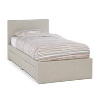 scarlet fabric bed frame linen 3ft