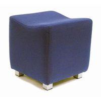 SCOOP STOOL SINGLE SEAT G5 ROYAL BLUE WOOD/FABRIC