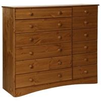 Scandi Pine chest fo Drawer - Extra wide 6 + 6 Drawer