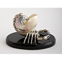 Scorpio with Pearlised Nautilus Shell Zodiac