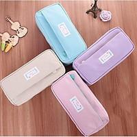 School Supplies Small Fresh Simple Stationery Pencil Case Large Capacity Rich Velvet Pencil Case