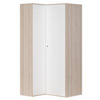 SCANDI-STYLE SPOT CORNER WARDROBE in Acacia