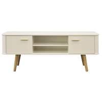 scandinavian style wide tv cabinet white