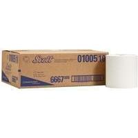 scott hand towel roll 1 ply airflex white pack of 6 6667