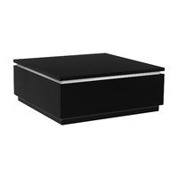 sciae electra black drop leaf coffee table