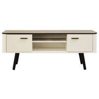 Scandinavian Style Wide TV Cabinet Black