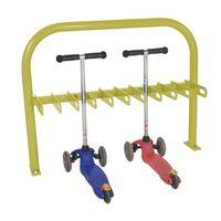 SCOOTER RACK - SINGLE SIDED - YELLOW - 10XSCOOTER
