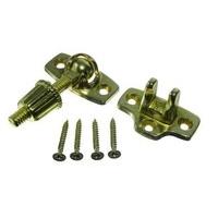 screw down sash window fastener catch lock eb brass plated with screws ...