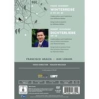 Schubert: Winterreise | Schumann: Dichterliebe [Francisco Araiza, Jean Lamaire] [Arthaus DVD] [2014] [NTSC]