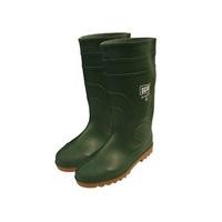 Scan Men\'s Safety Wellington Boots, Green, 9 UK