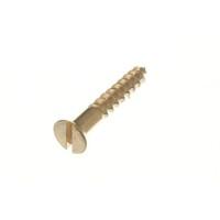 screws no 7 x 1 inch slotted csk countersunk eb brass plated pack of 1 ...