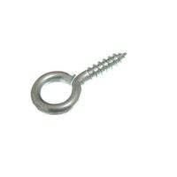 Screw in Eyes 30MM X 6 ( 2.9MM dia. ) Bzp Bright Zinc Plated Steel ( pack of 100 )