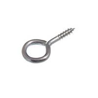 Screw in Eyes 25MM X 4 ( 2.2MM dia. ) Bzp Bright Zinc Plated Steel ( pack of 200 )