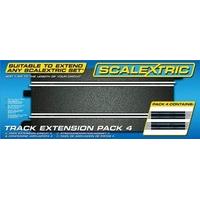 scalextric c8526 track extension pack 4 straights 132 scale accessory