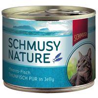 schmusy nature ocean fish cans 12 x 185g pure red perch