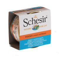 Schesir in Natural Gravy 6 x 70g - Chicken & Shrimps