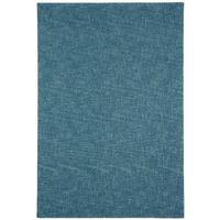 Scots Teal Blue Modern Wool Rug