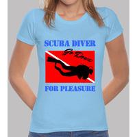 scuba diver go down for pleasure