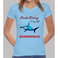 scuba diving is my life - hammerhead