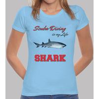 scuba diving is my life - shark