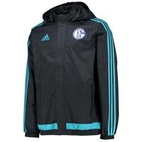 Schalke 04 Training Rain Jacket Grey