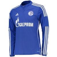 schalke 04 home shirt 201516 long sleeve blue