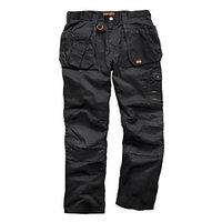 Scruffs Worker Plus Trouser Black 32S