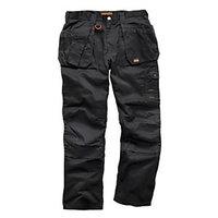 scruffs worker plus trouser black 28s