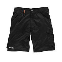 scruffs worker lite shorts black 40w