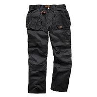 scruffs worker plus trouser black 30s