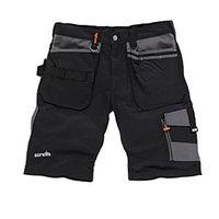 Scruffs Trade Shorts Black 40W