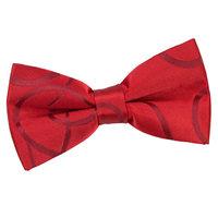 Scroll Burgundy Pre-Tied Bow Tie