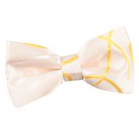 scroll gold pre tied bow tie