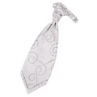 scroll silver scrunchie cravat