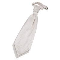Scroll Ivory Scrunchie Cravat
