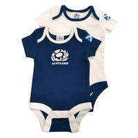 Scotland Rfu 2016/17 Infant Bodysuits 2 Pack - Size 12-18m