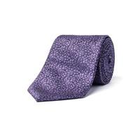 Scott & Taylor Purple Digital Floral Tie 0 Purple