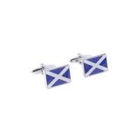 Scott & Taylor Scottish Flag Cufflinks 0 Royal Blue