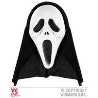 screaming ghost hooded mask