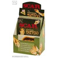 Scar Tattoos Accessory For Fancy Dress