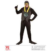 Scuba Diver (s) (hooded J/suit Oxygen Tank Flippers Mask)