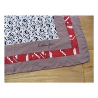 scarf camelia james hand rolled silk camelia james size one size brown ...