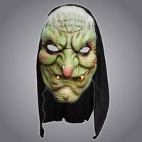 Scream Machine Witch In Scarf Hood Latex Mask