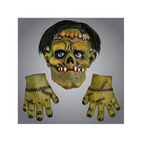 Scream Machine Frankenstein Latex Mask With Hands