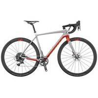 Scott Addict Gravel 10 Disc 2017 Adventure Road Bike | Grey/Red - 58cm